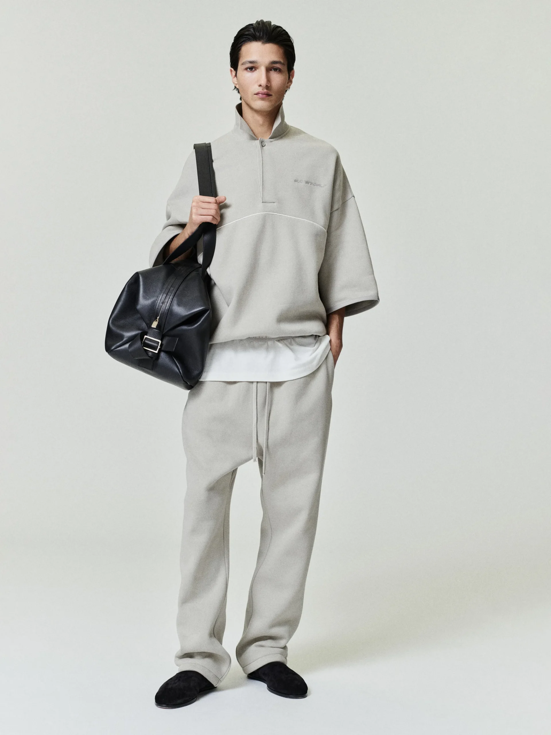 Active Trace 3/4 Sleeve Modern Polo Sweatshirt