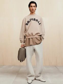 Baseball Classic Half Raglan Sweatshirt