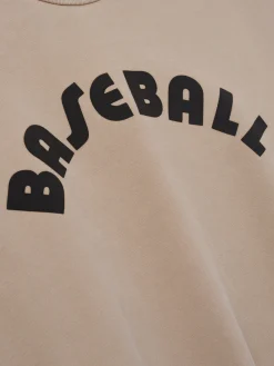 Baseball Classic Half Raglan Sweatshirt
