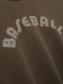 Baseball Classic Half Raglan Sweatshirt