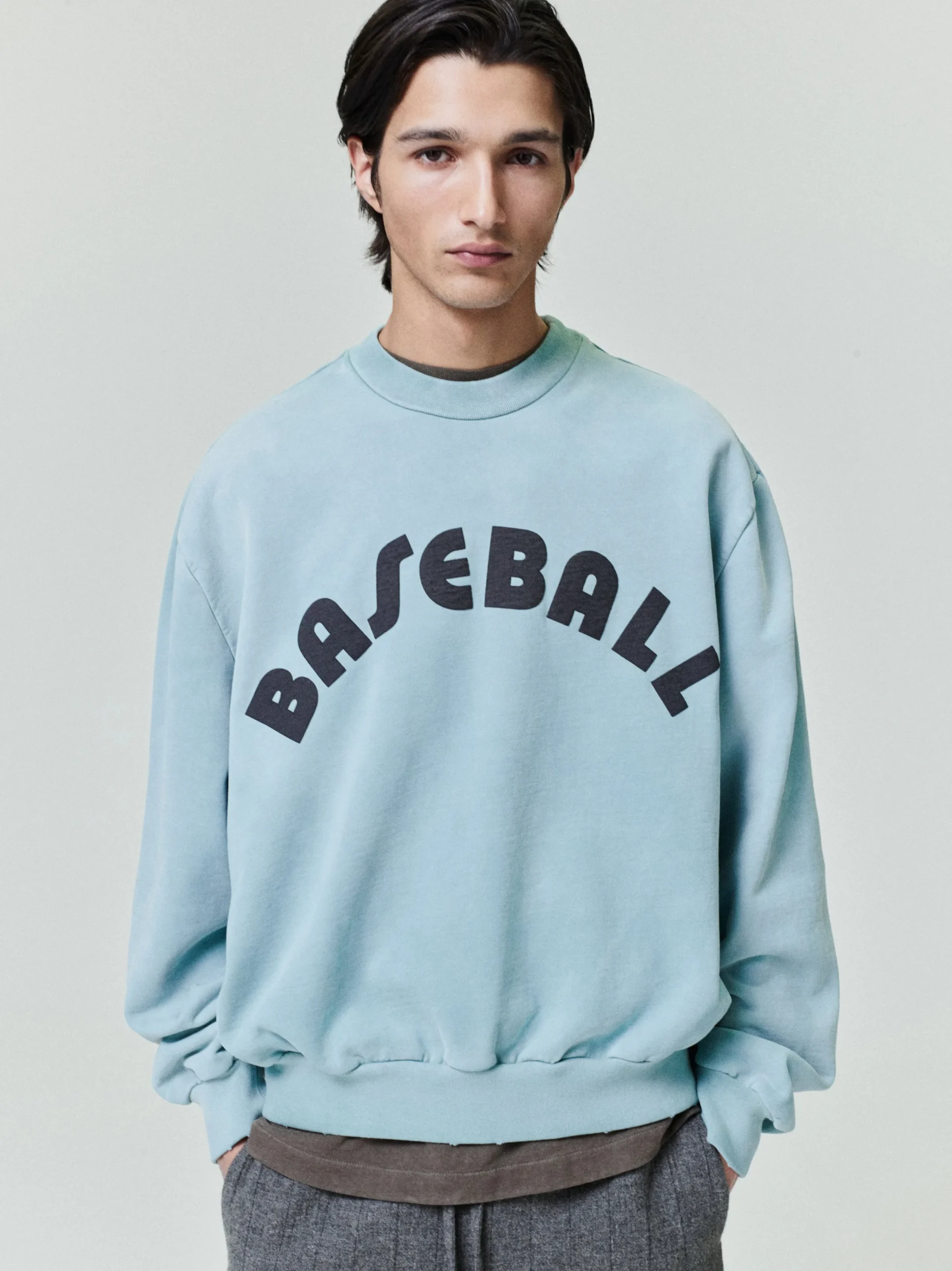 Baseball Classic Half Raglan Sweatshirt