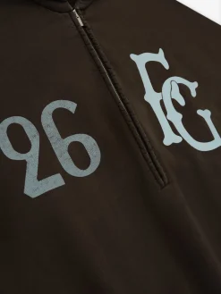 Baseball Club Half Zip Hoodie