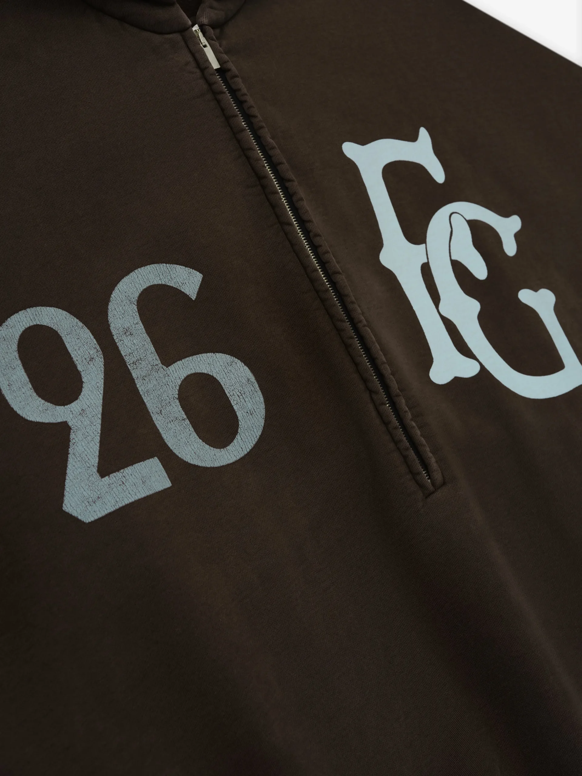 Baseball Club Half Zip Hoodie