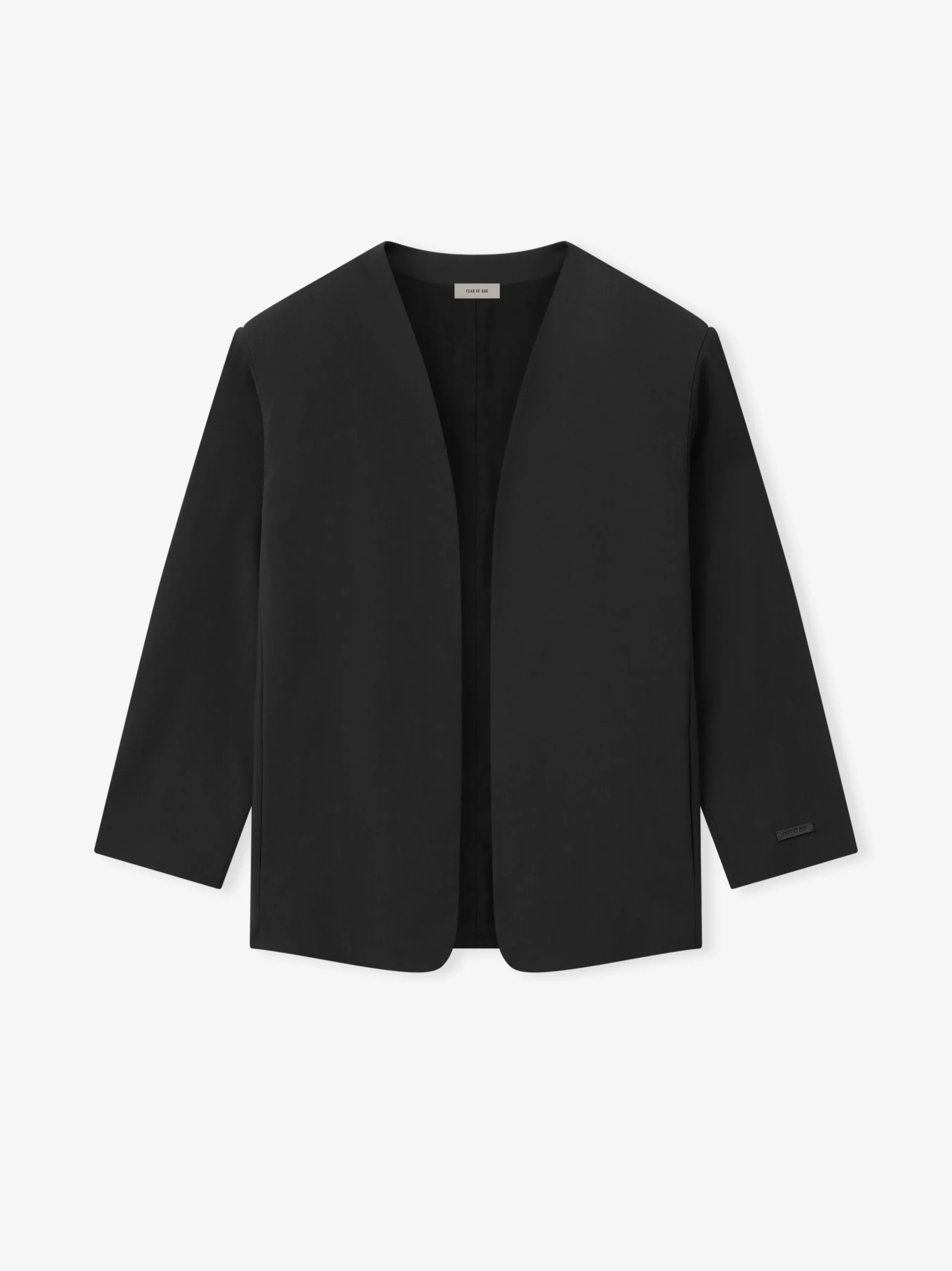 Collarless Jacket