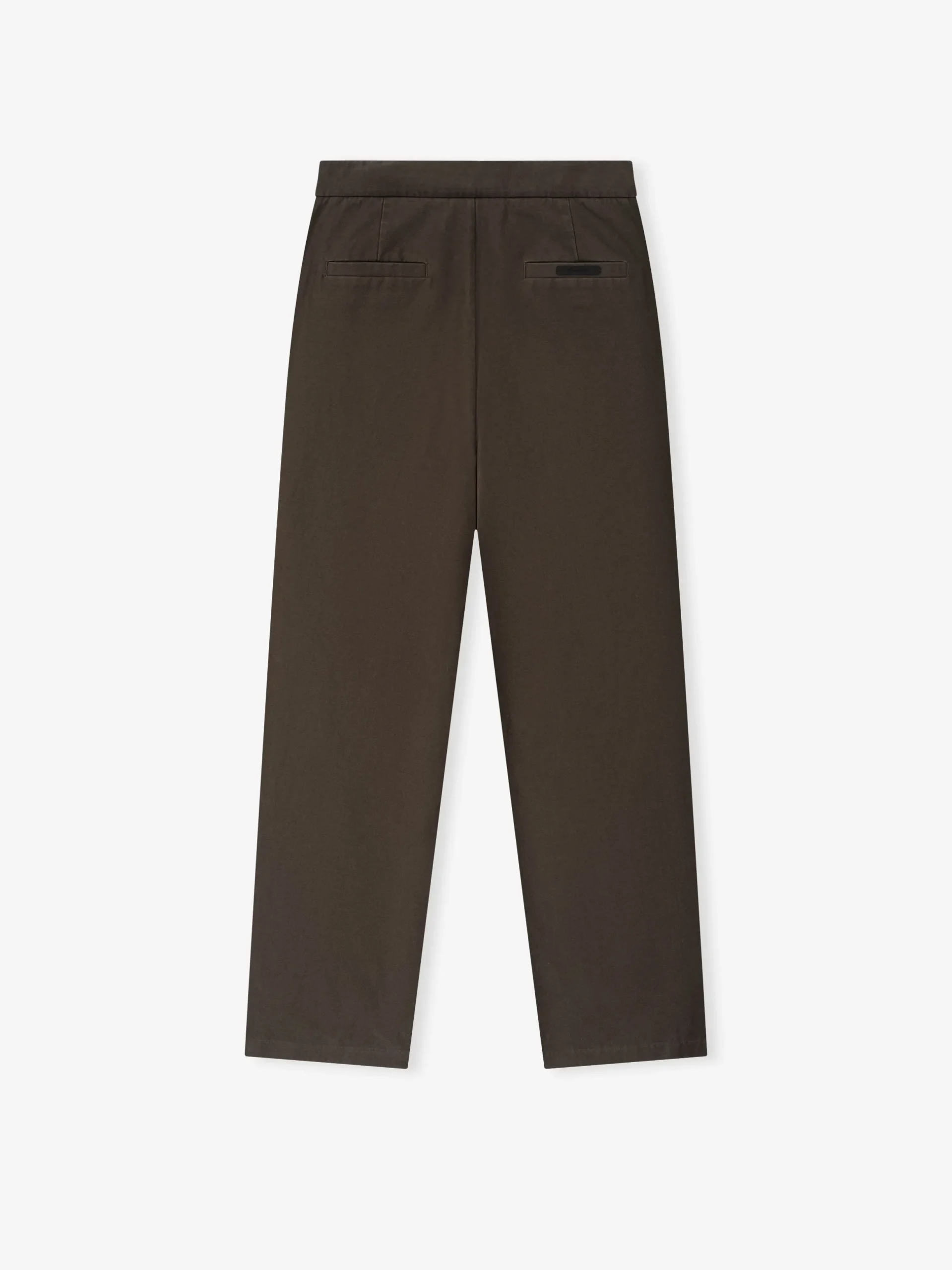 Cotton Canvas Pleat Front Pant
