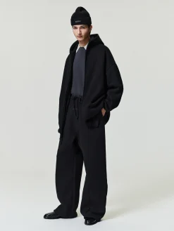 Cotton Canvas Pleat Front Pant