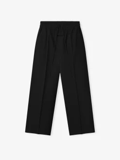 Cotton Wool Oxford Wide Leg Drawstring Pants