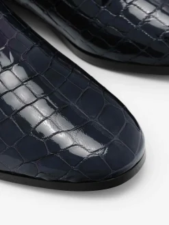 Croc Printed Ankle Boot