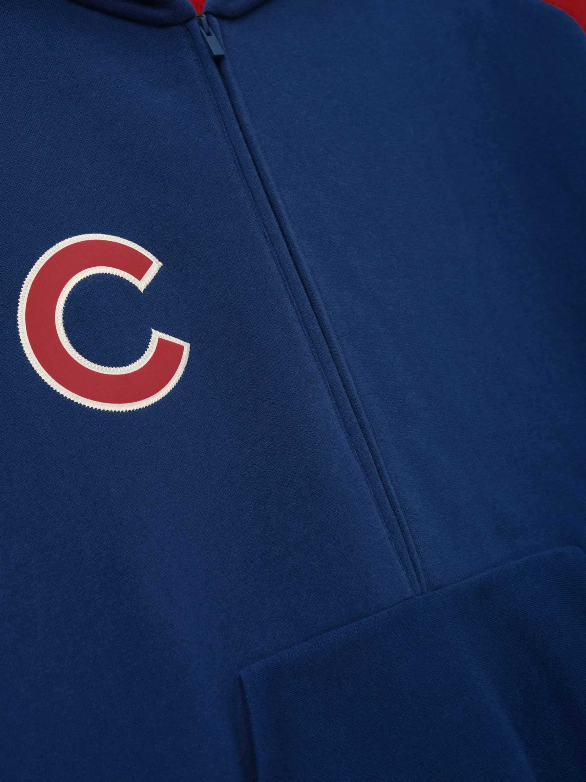 Cubs Raglan Half Zip Sport Hoodie