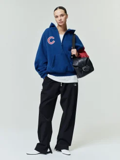 Cubs Raglan Half Zip Sport Hoodie