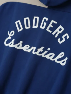 Dodgers Raglan Half Zip Sport Hoodie