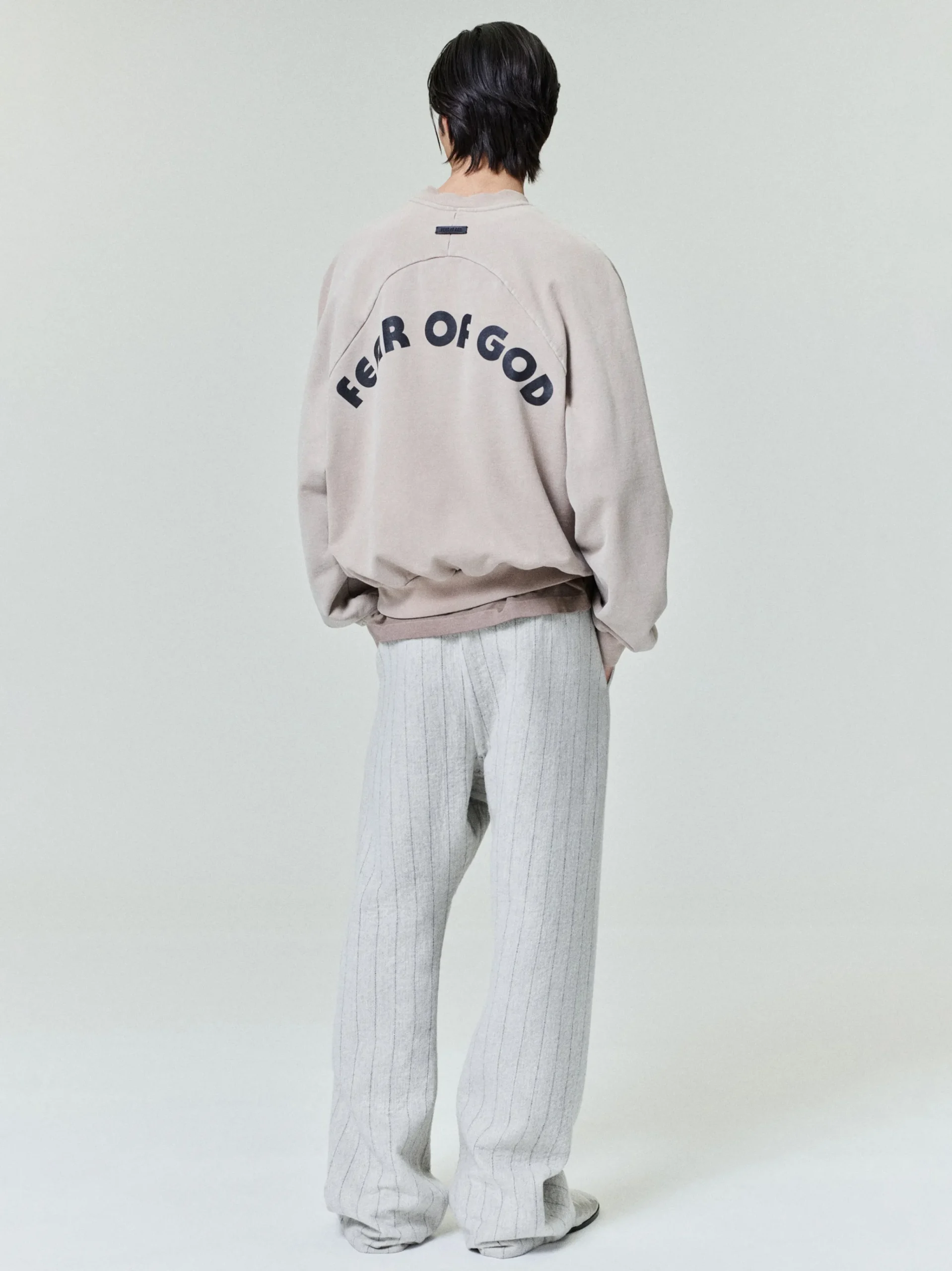 Double Face Wool Baseball Flared Pants