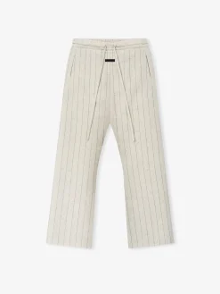 Double Face Wool Baseball Flared Pants