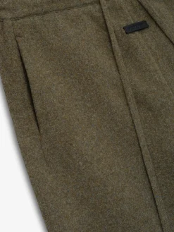 Double Face Wool Cashmere Flared Pants