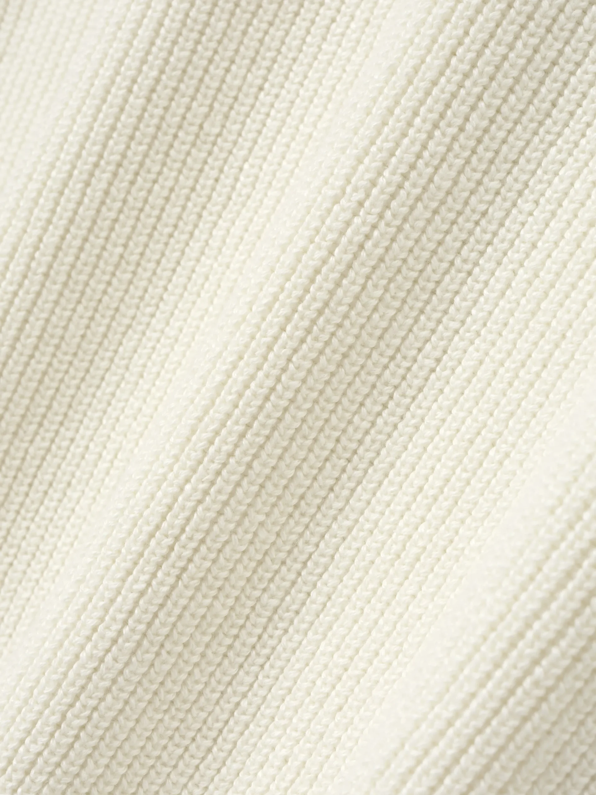 Double Knit Linen Wool Cotton Crewneck Sweater