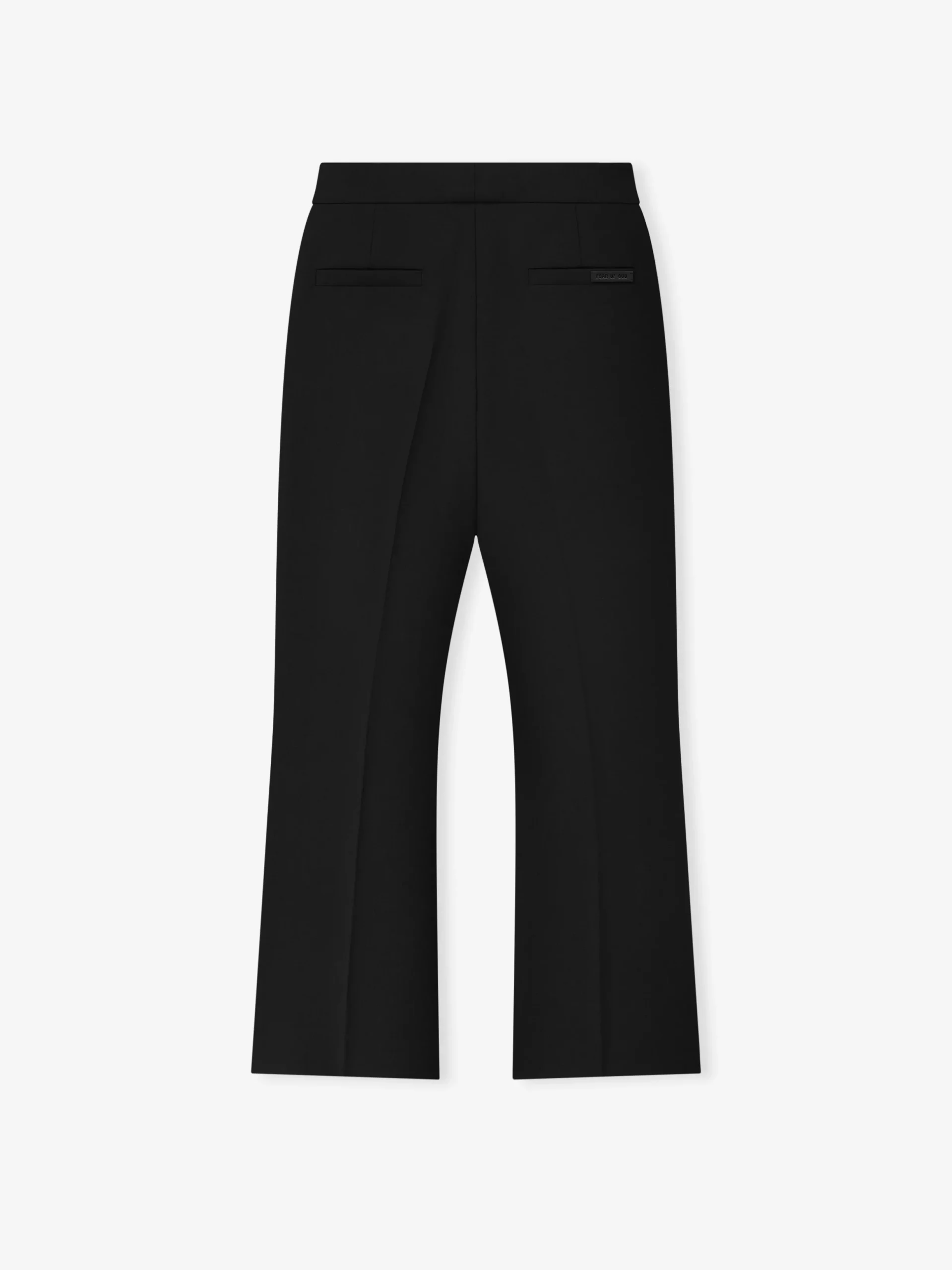 Double Weave Wool Tailored Flared Pants