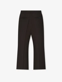 Double Weave Wool Tailored Flared Pants