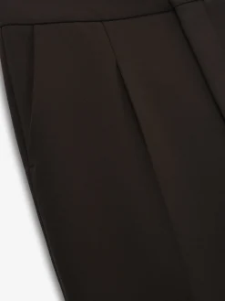 Double Weave Wool Tailored Flared Pants