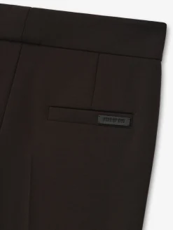 Double Weave Wool Tailored Flared Pants