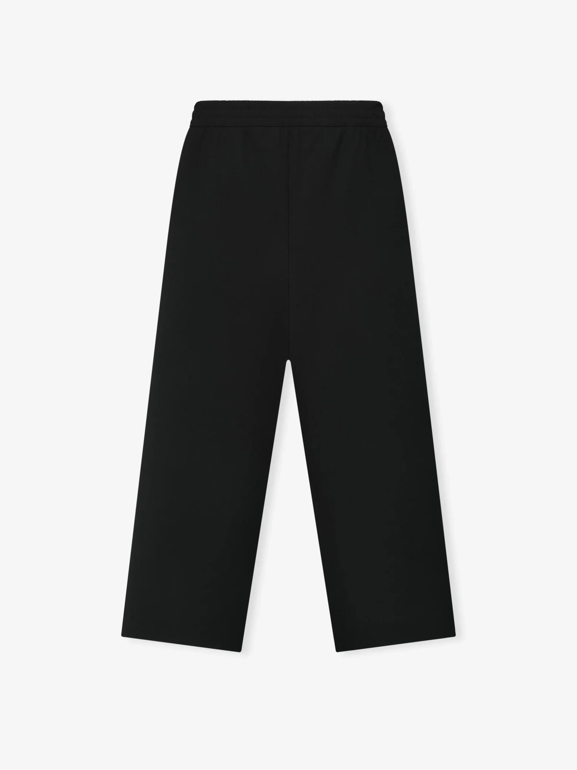 Double Weave Wool Wide Leg Drawstring Pants