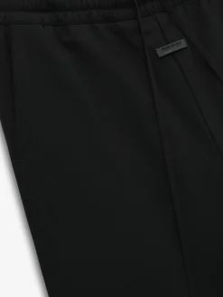 Double Weave Wool Wide Leg Drawstring Pants