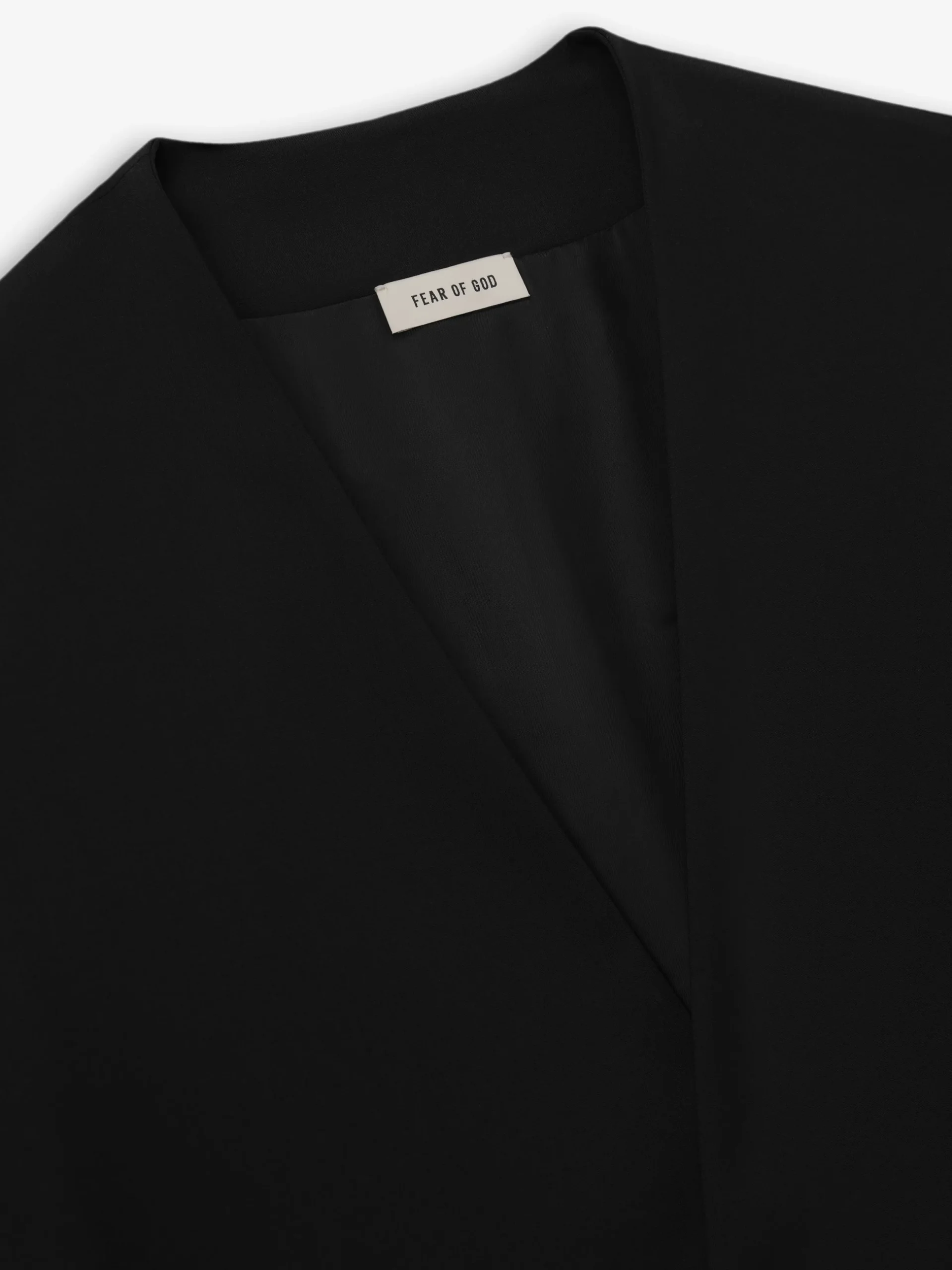 Easy Care Wool Relaxed Lapelless Jacket