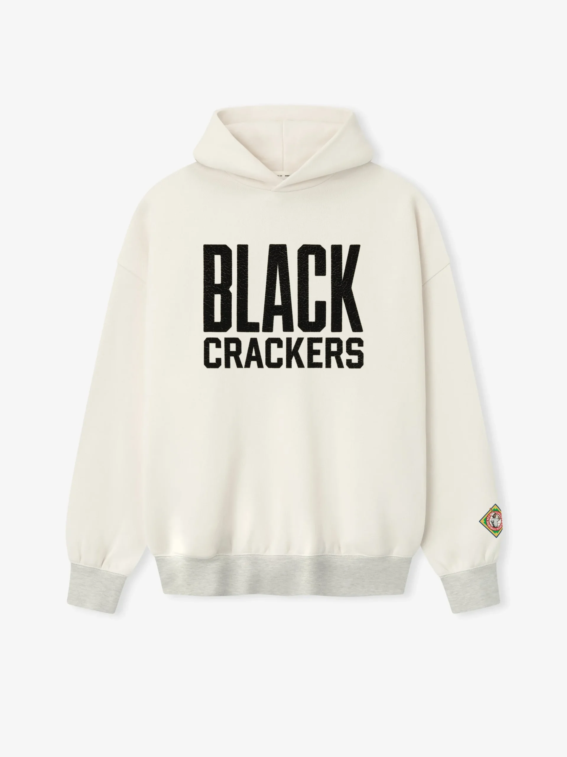 Essentials Black Crackers Hoodie