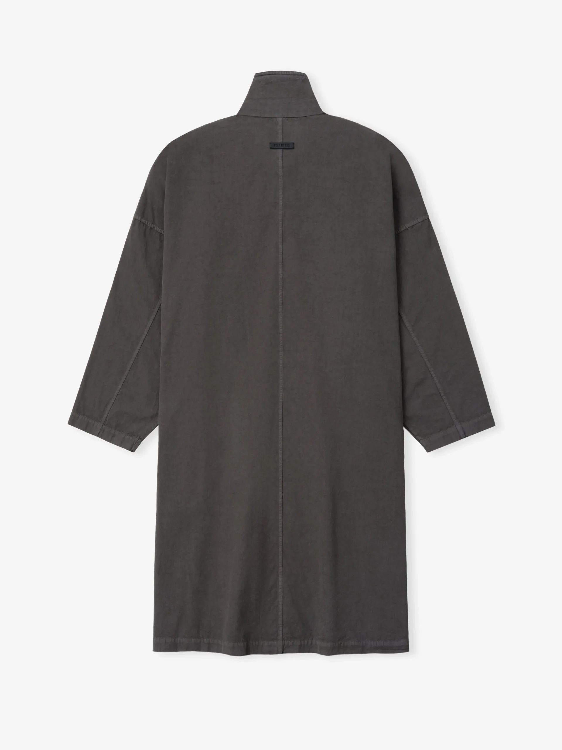 Garment-Dyed Cropped Sleeve Car Coat