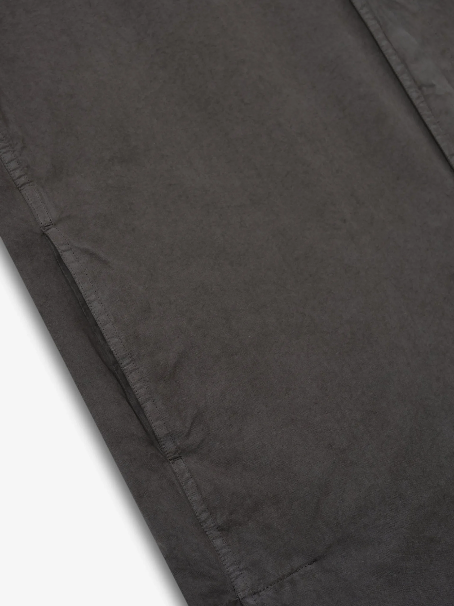 Garment-Dyed Cropped Sleeve Car Coat