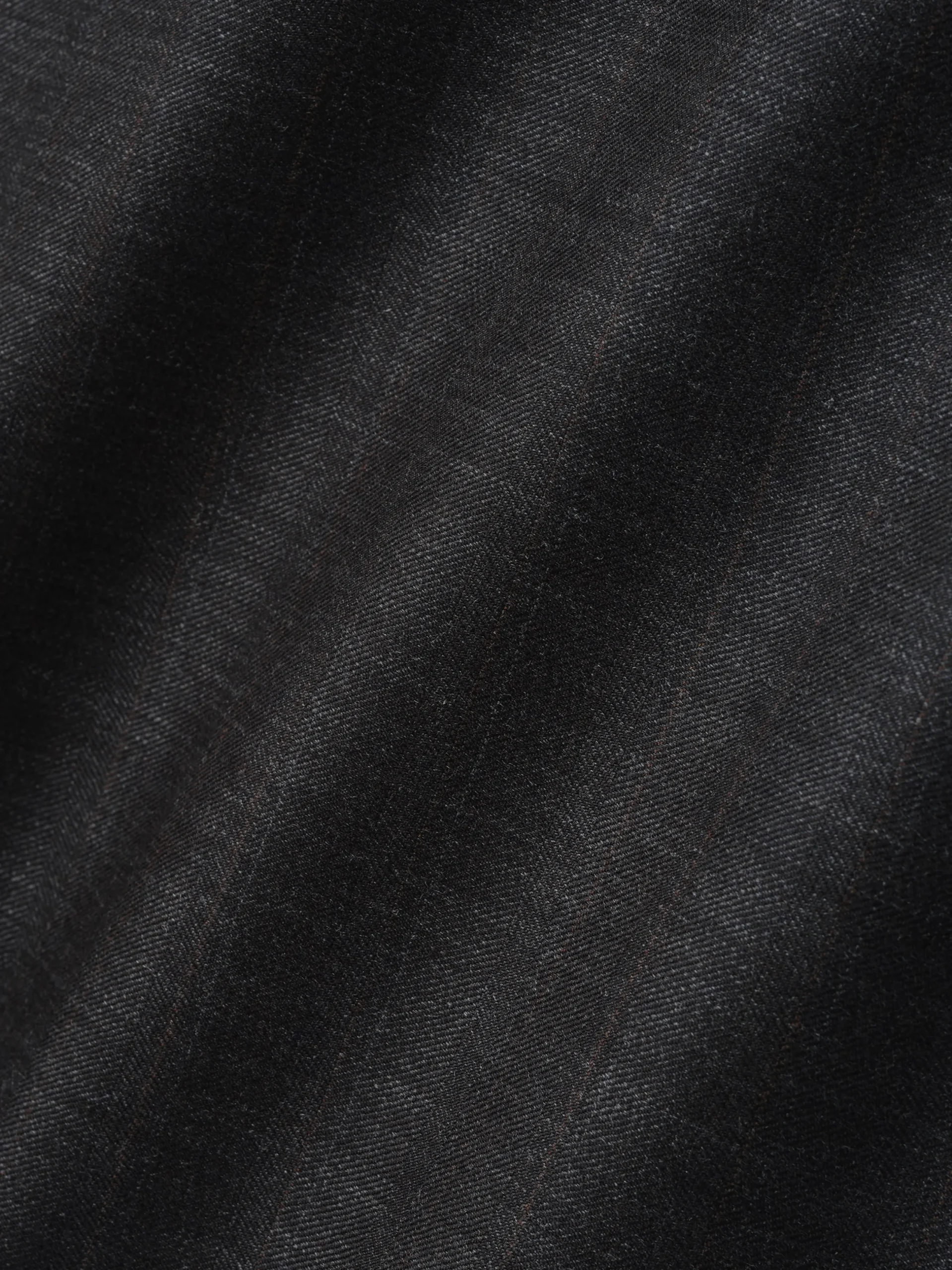 Grey Striped Wool Collarless Sport Jacket