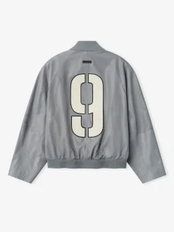 Leather 9 Raglan Bomber Jacket
