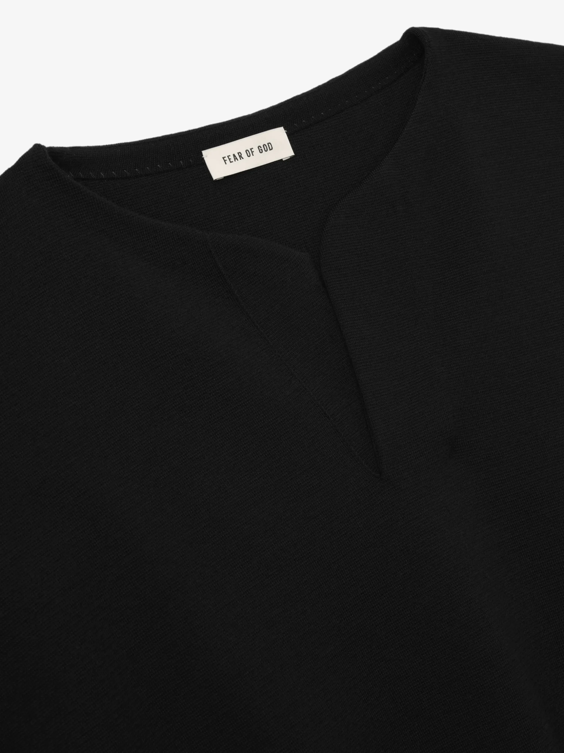 Merino Milano Knit Henley Sweater