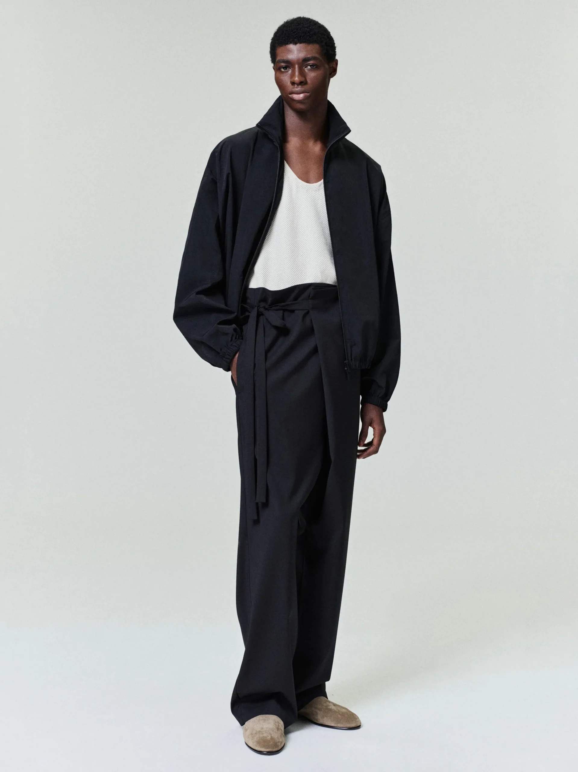 Nylon Ripstop Tech Track Jacket