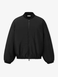 Nylon Taffeta Padded Bomber Jacket