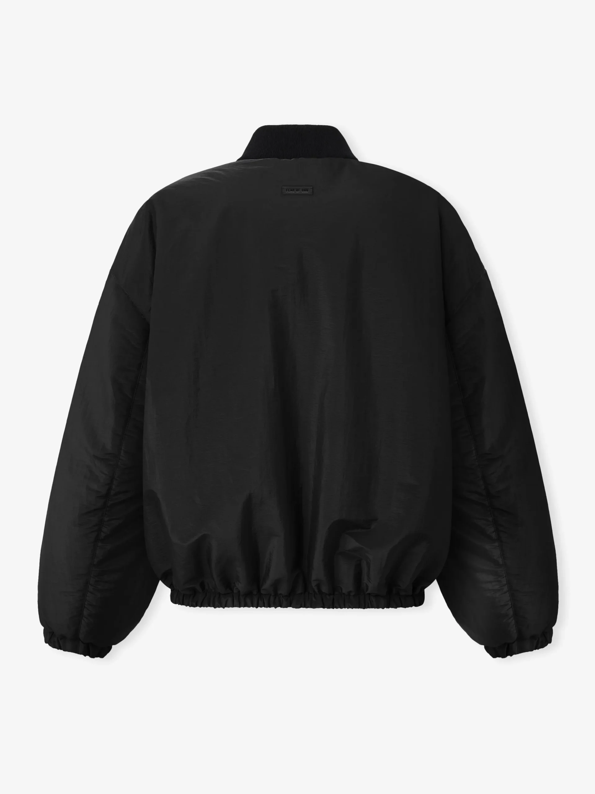 Nylon Taffeta Padded Bomber Jacket