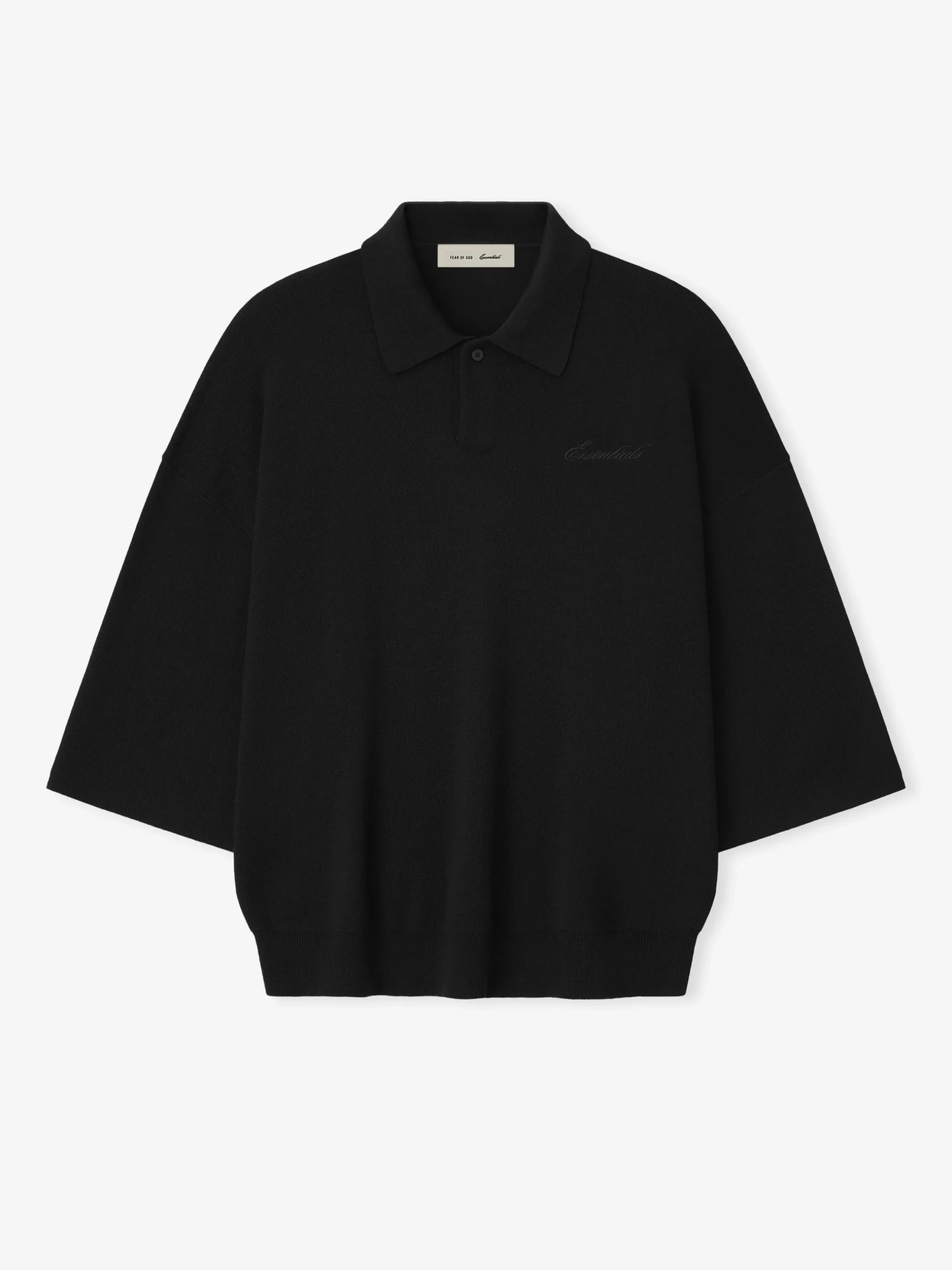 Signature 3/4 Sleeve 90s Knit Polo