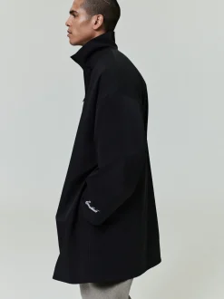 Sporty Nylon High Neck Jacket