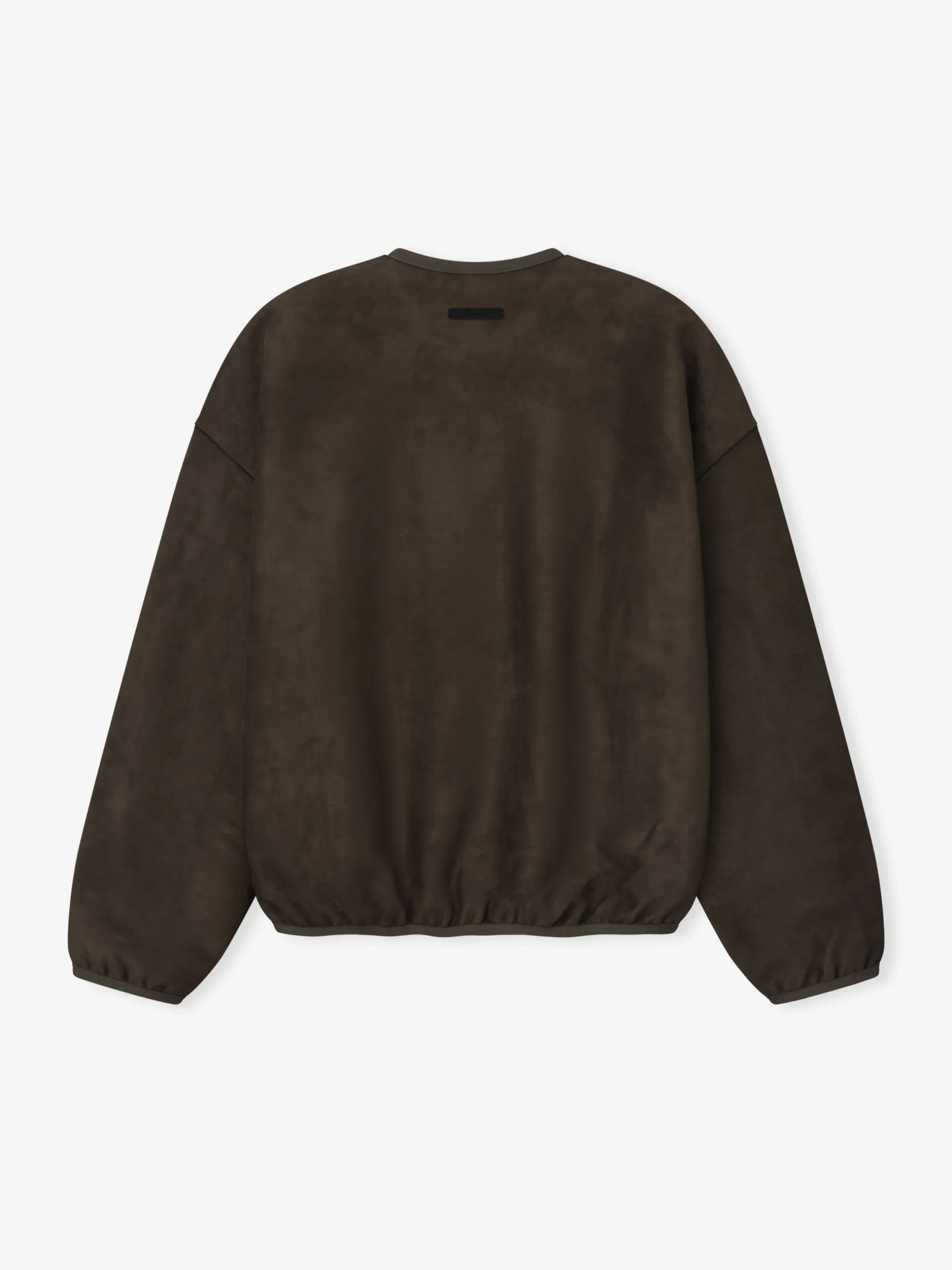 Suede Fleece Signature Modern Crewneck Sweatshirt