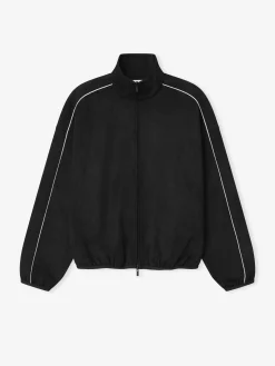 Suede Fleece Signature Modern Track Jacket