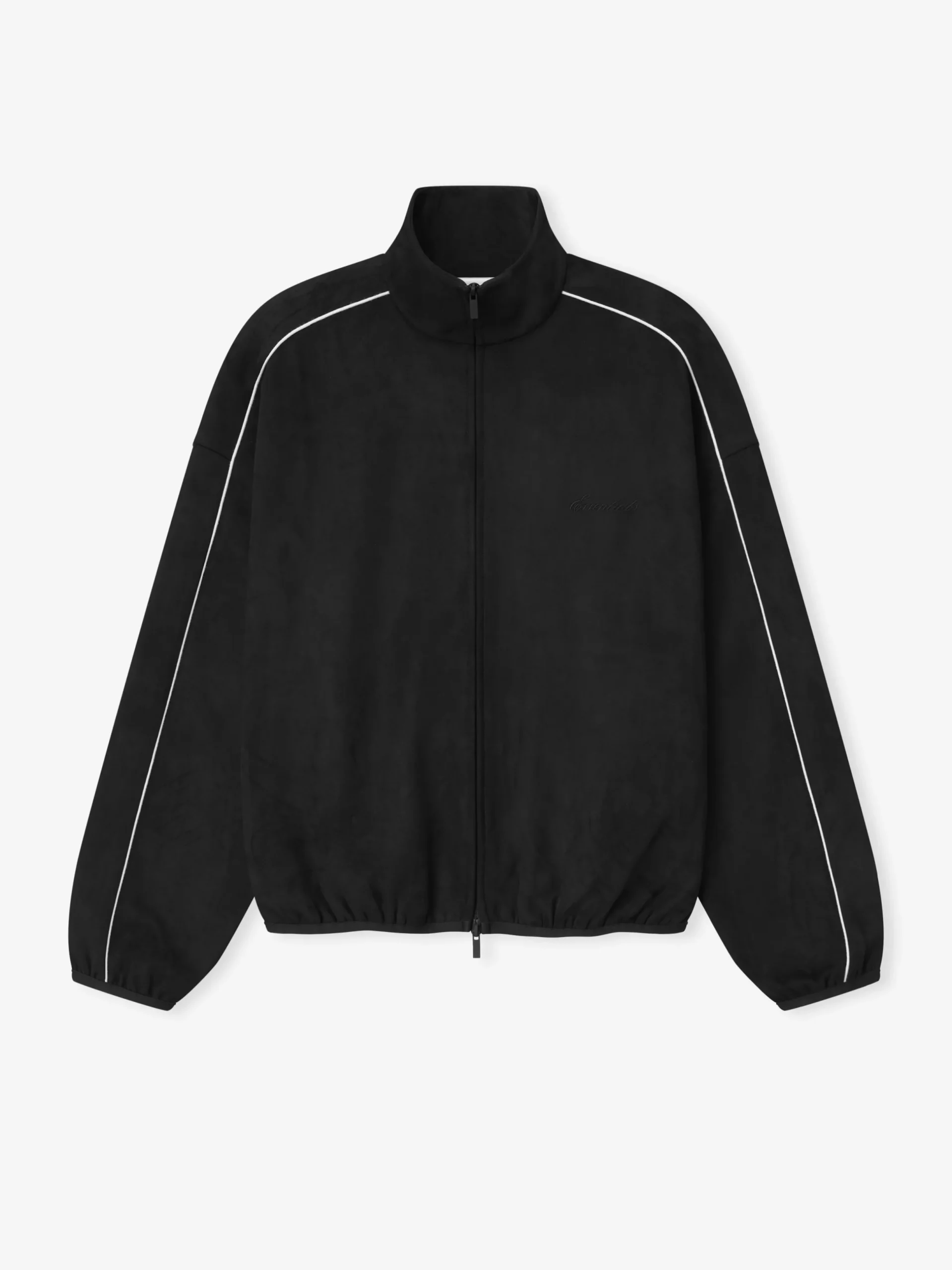 Suede Fleece Signature Modern Track Jacket