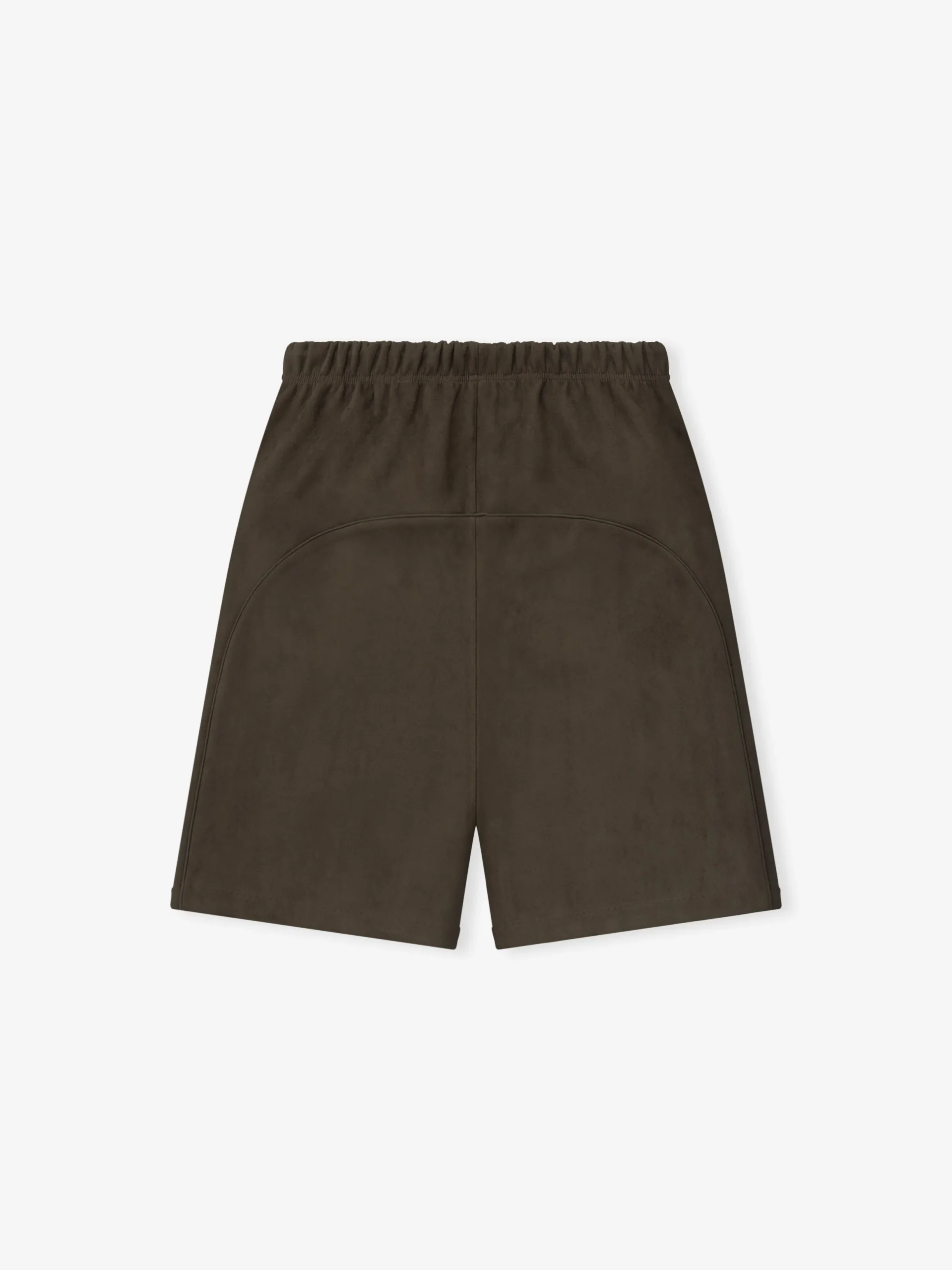 Suede Fleece Signature Relaxed Sweatshort W/ Piping