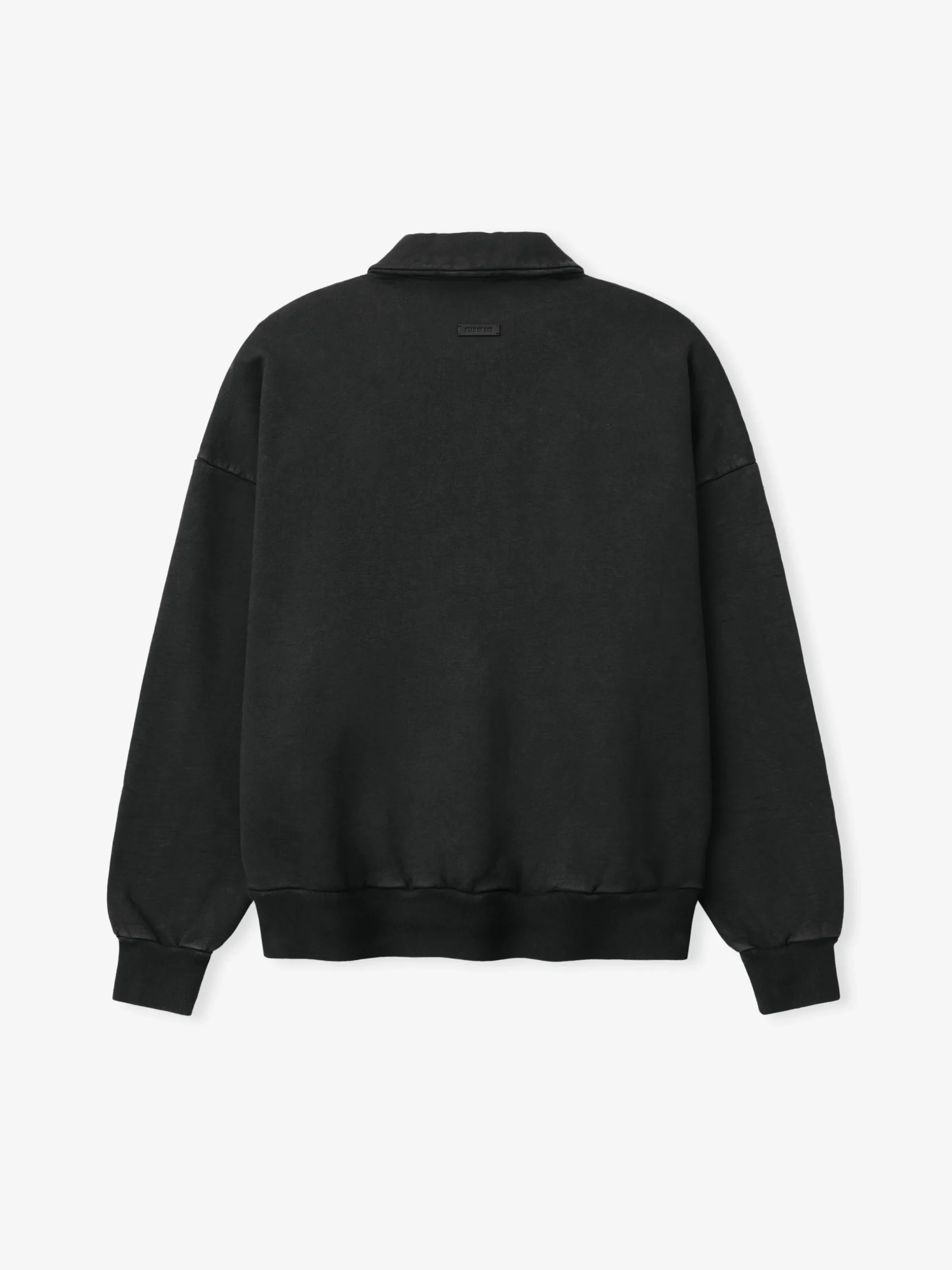 Sunfaded Half Zip Polo Sweatshirt