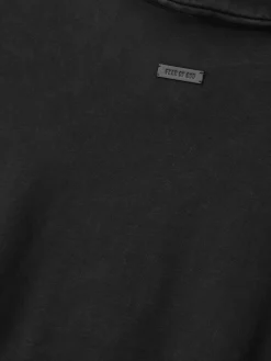Sunfaded Half Zip Polo Sweatshirt