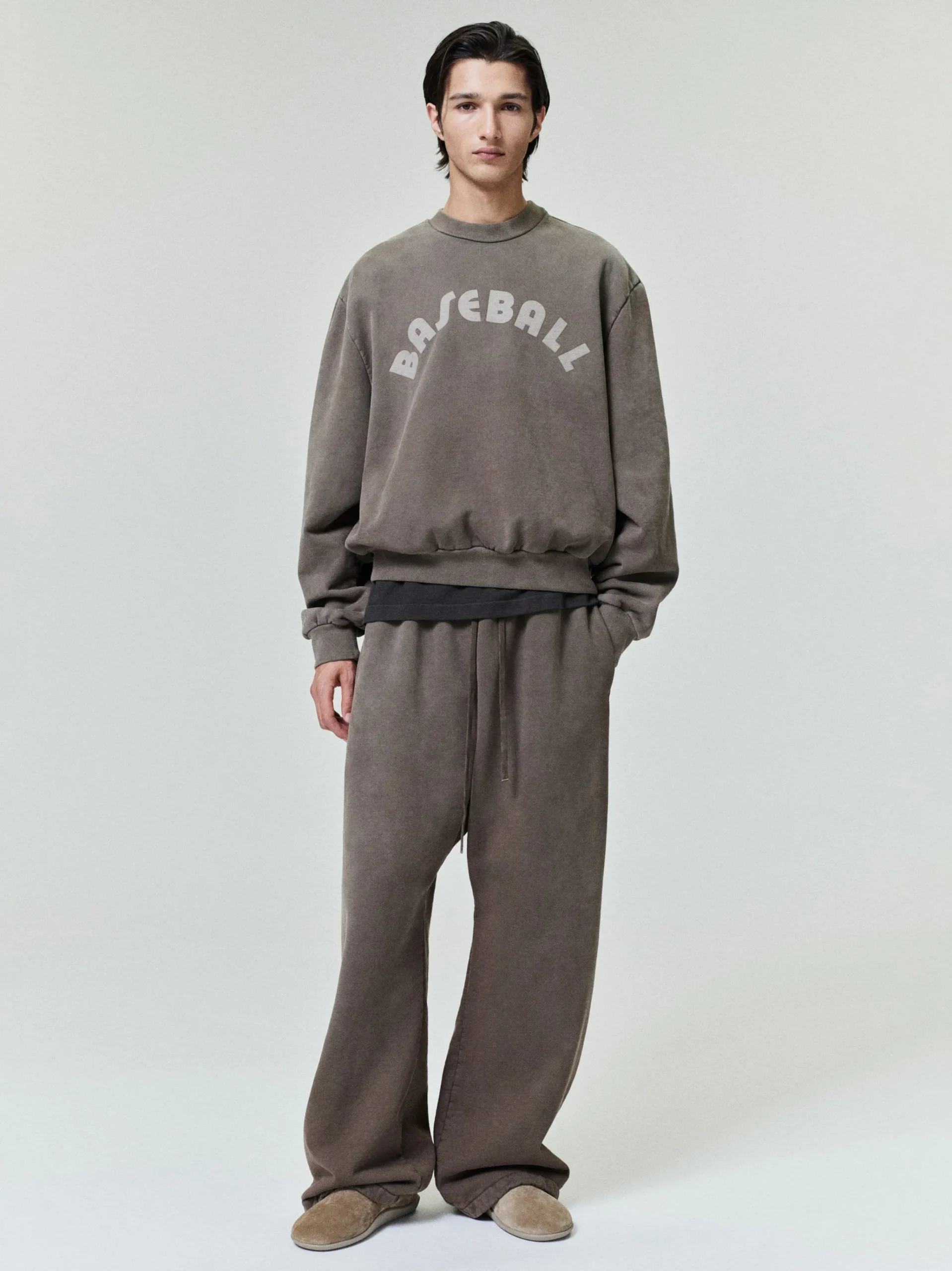 Sunfaded Wide Leg Sweatpant