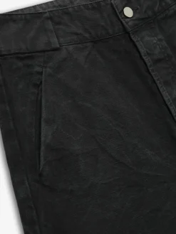 Washed Canvas Utility Shorts