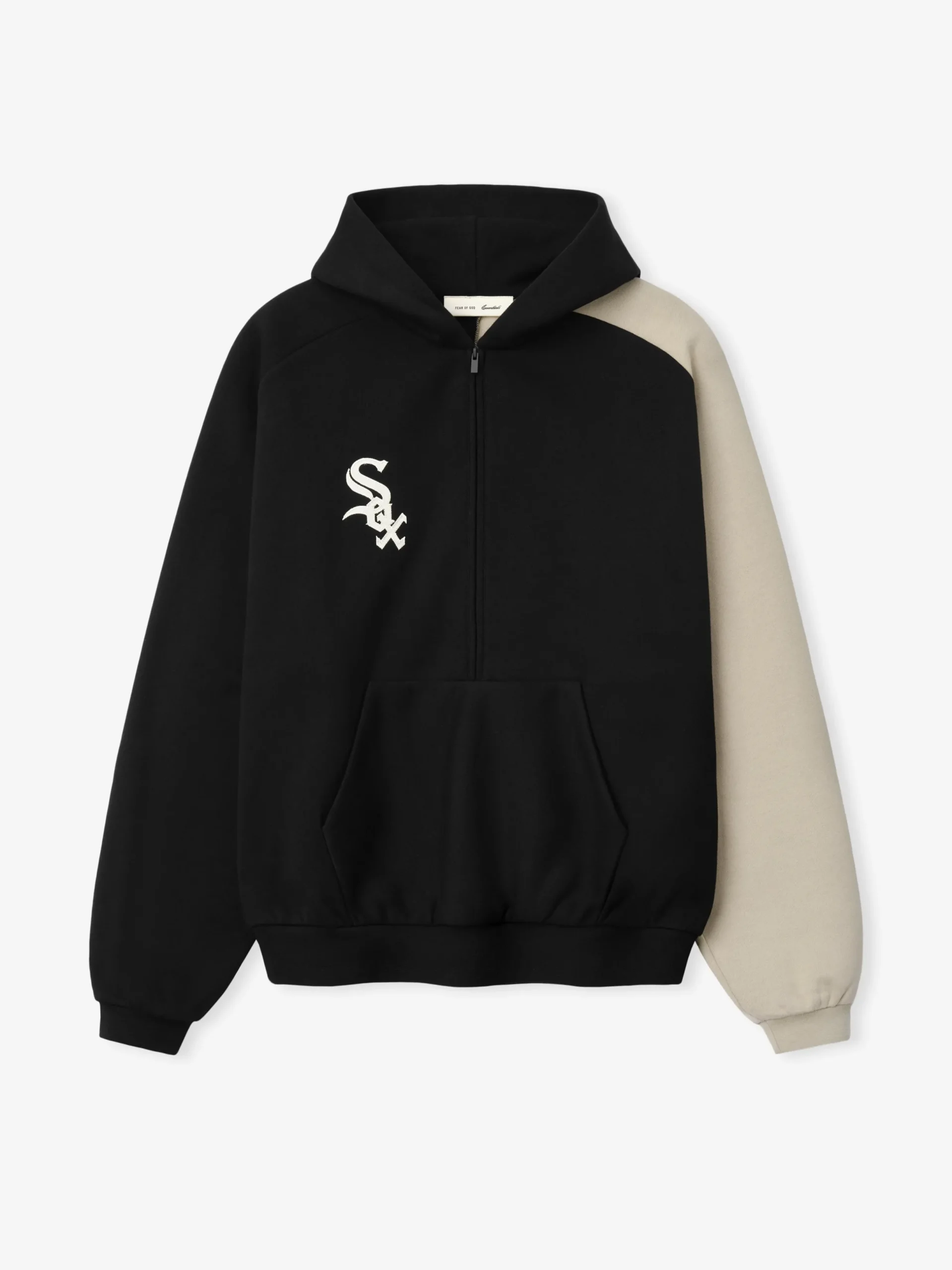White Sox Raglan Half Zip Sport Hoodie