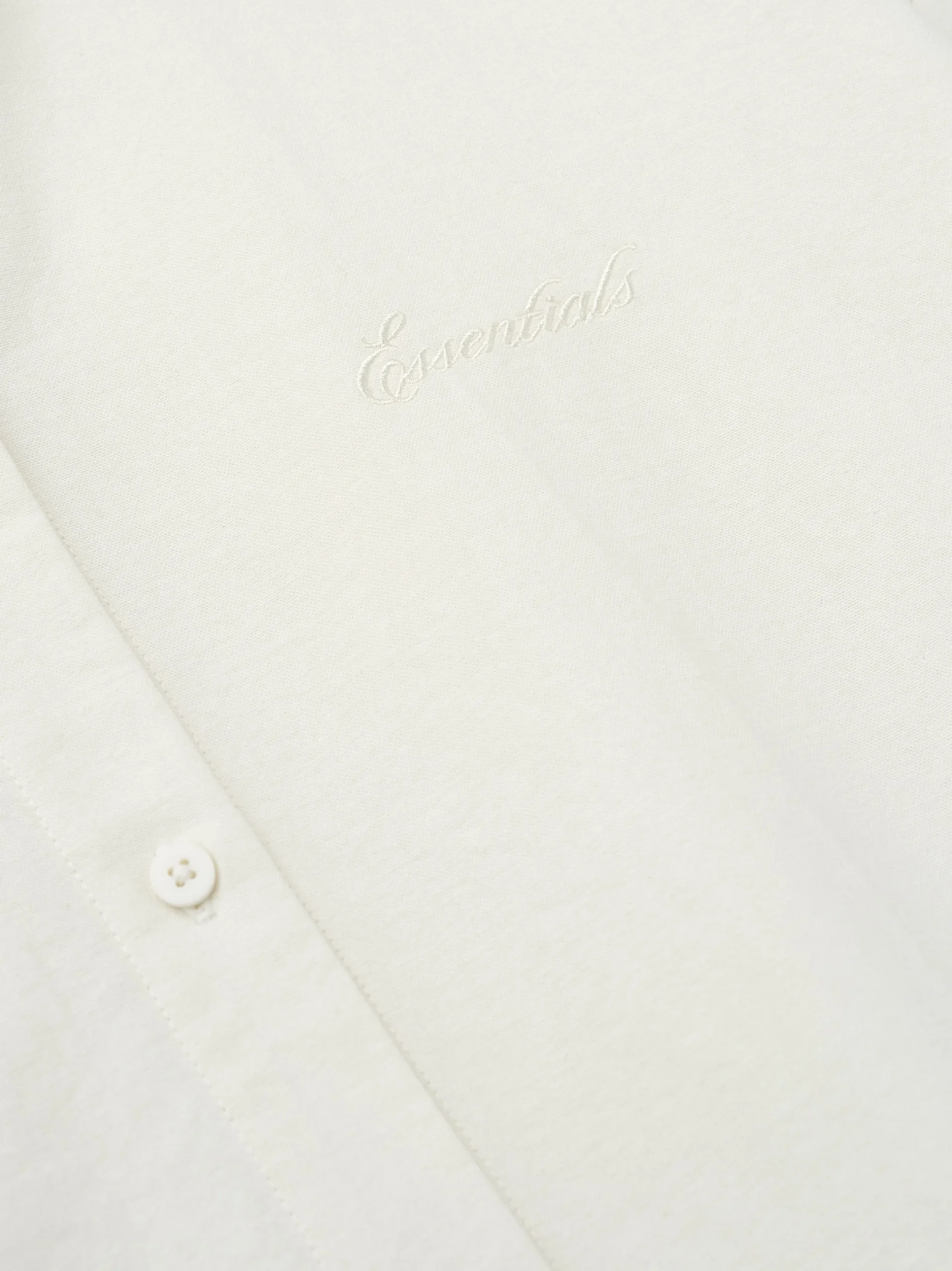 Womens Cotton Oxford Signature Button Up Shirt
