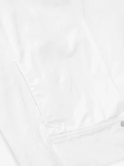 Womens Cotton Twill Relaxed Lapelless Jacket