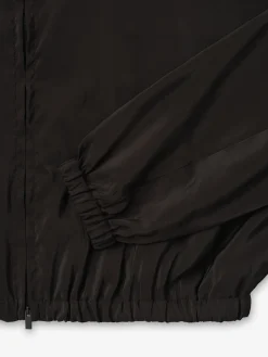 Womens Crinkle Viscose Track Jacket