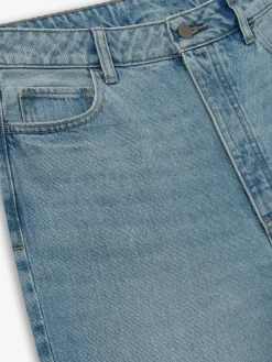 Womens Denim Straight Leg Jeans